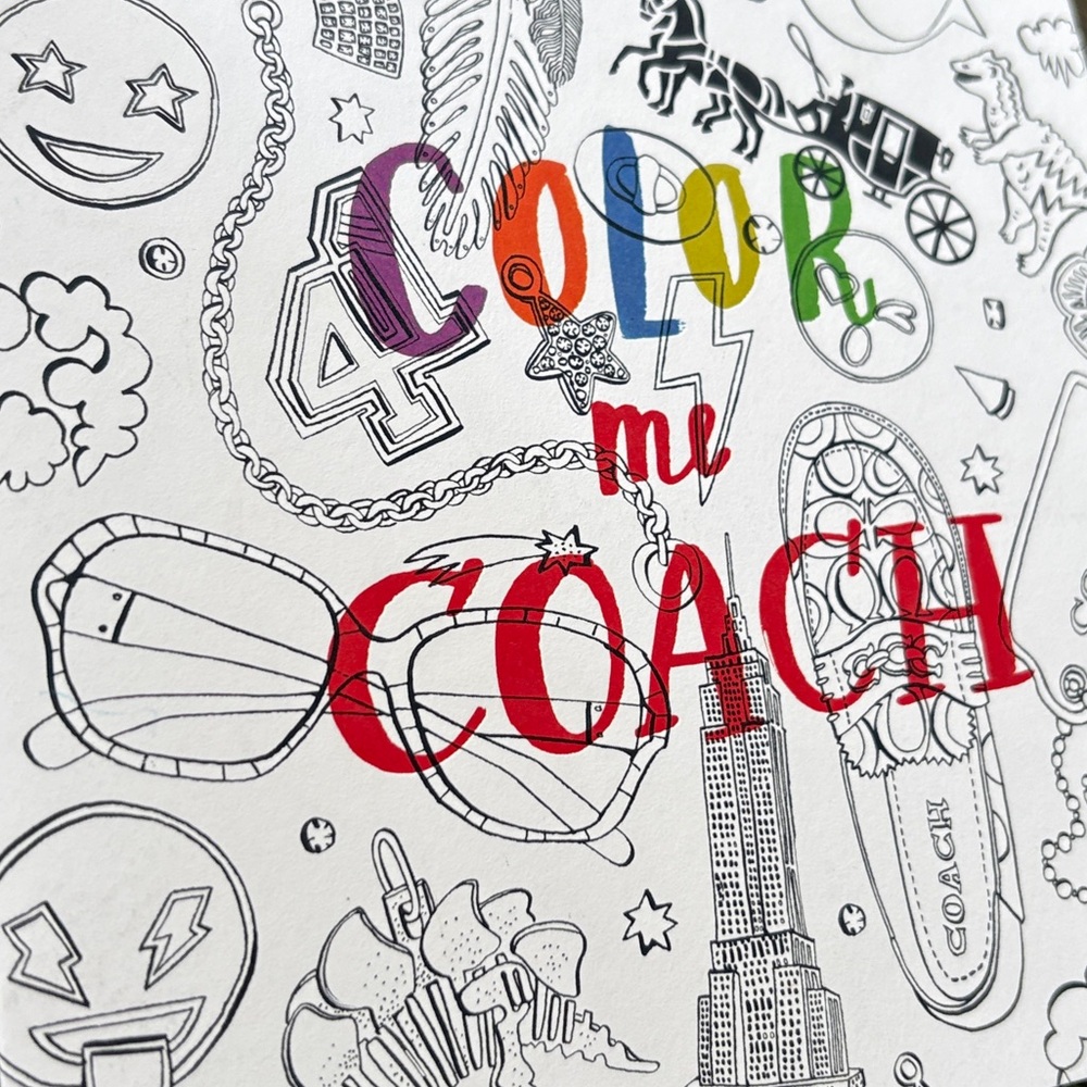 Coach Coloring Book with Colored Pencils - Picture 4 of 12